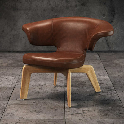 China Cadeira do lazer do couro do plutônio do quadro da madeira de faia única, cadeira de Munich com espaldar fornecedor